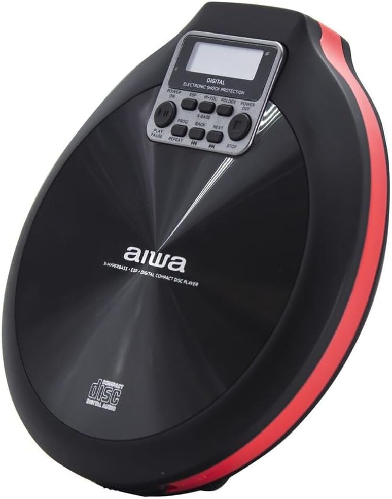 AIWA PCD-810RD CD Player Red and Black