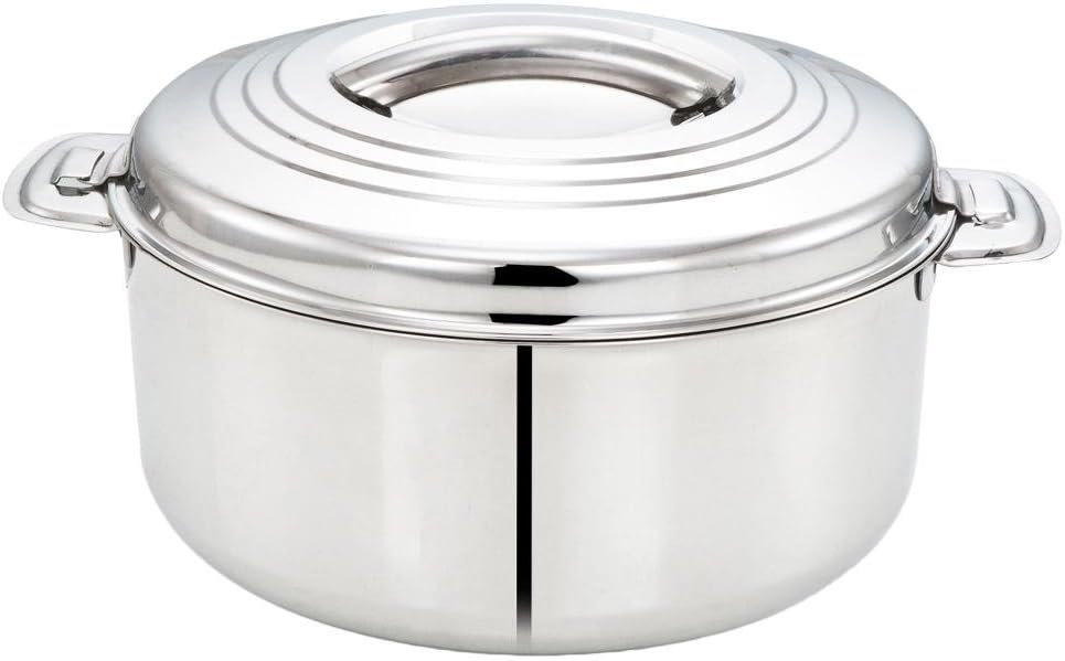 T TABAKH TSS-10L Casserole Hot-Pot, Steel, Silver