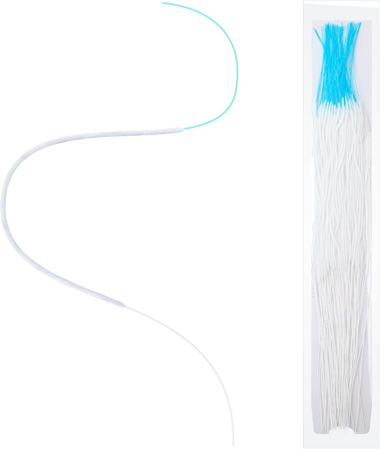 Threlaco 200 Count Hearing Aid Cleaner Hearing Aid Cleaning Kit Effective Thread Fine Instrument Cleaning Brush Tools Accessories