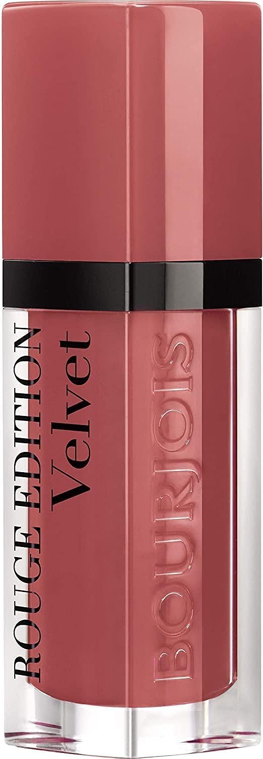 Bourjois Paris Rouge Edition Velvet Lipstick 7.7ml, 04 Peach Club, 1 Count