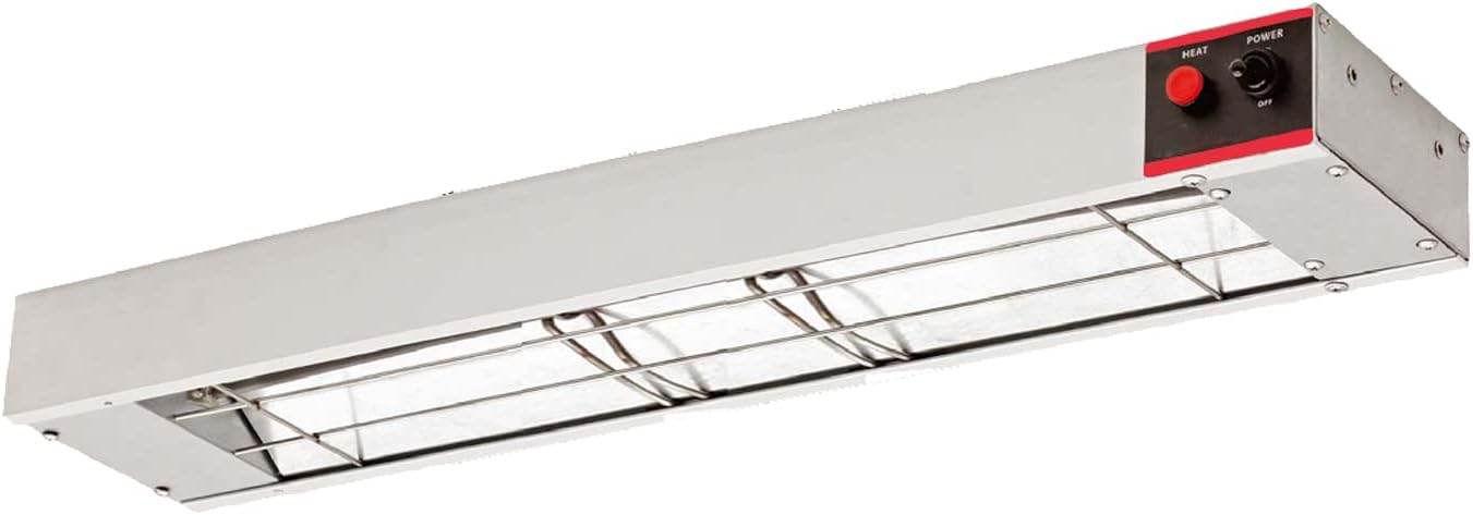 48 Inch Food Heat Lamp Overhead Food Warmer Commerical Strip Warmers 1100 Watts with Chain and Us Plug,110v (48")