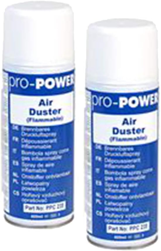 2X Pro Power Air Duster 400ml for Computer Electronic Equipment Dust Dirt Remover