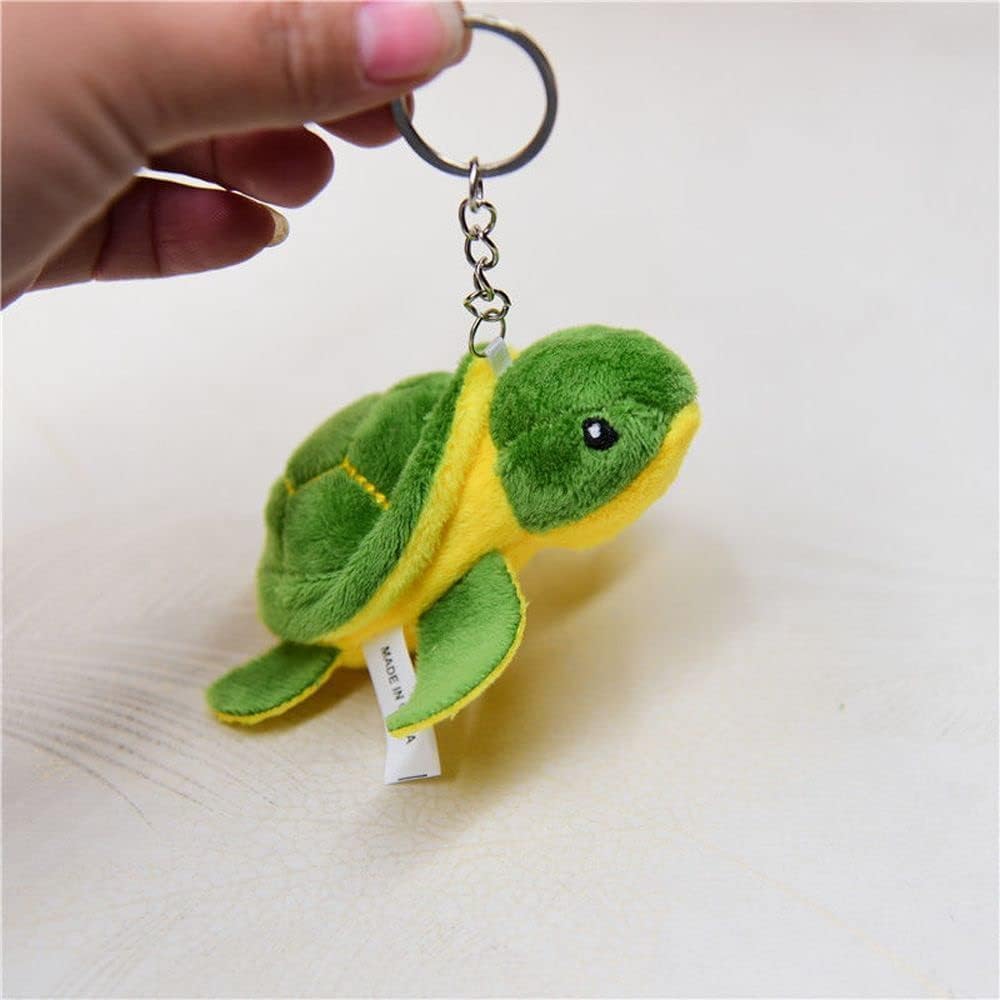 Green Turtle Stuffed Mini Sea Animal Plush Turtle Adorable Cute Stuffed Animal Party Decorations for Adults for Birthday Gift Bag Accessories Beach Ocean Animals Decoration
