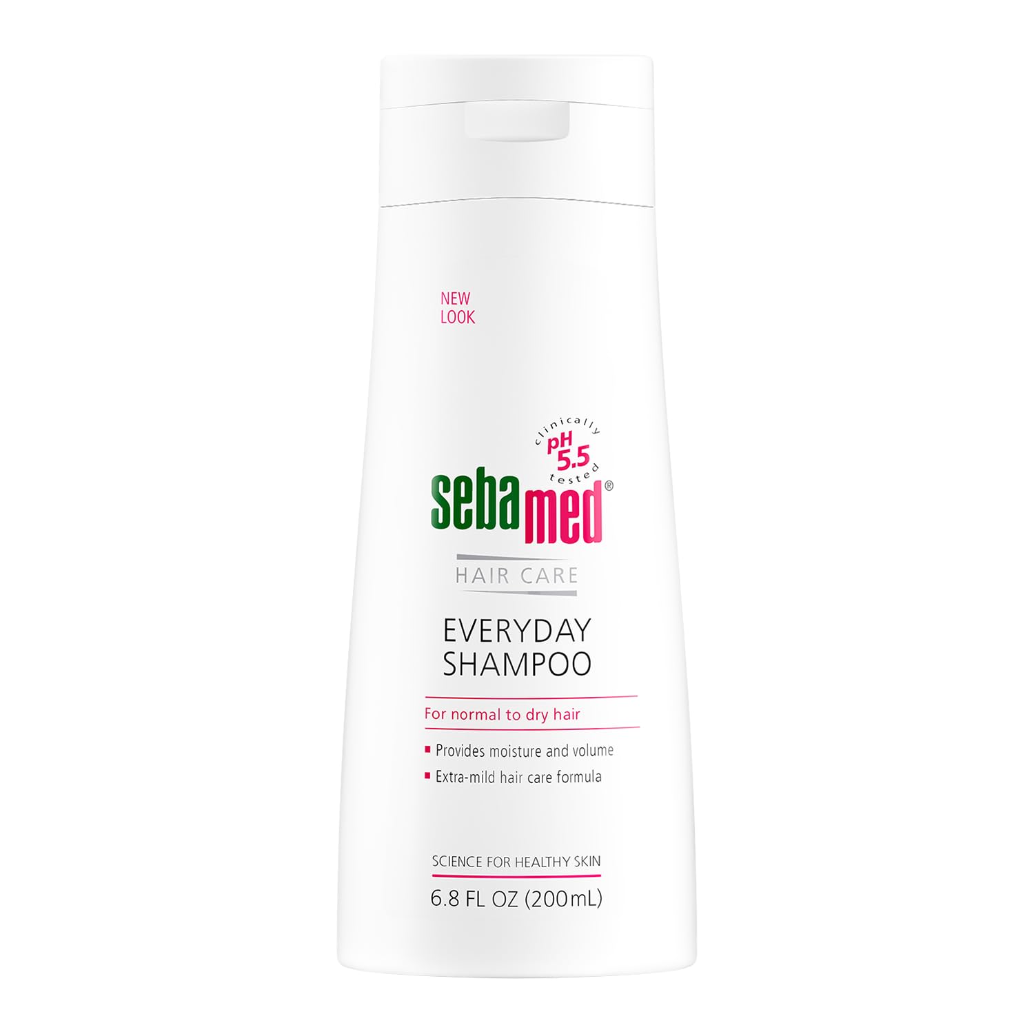 SEBAMED Everyday Shampoo For All Hair Types and Sensitive Scalp pH 5.5 for Healthier Looking Hair 6.8 Fluid Ounces (200 Milliliters)