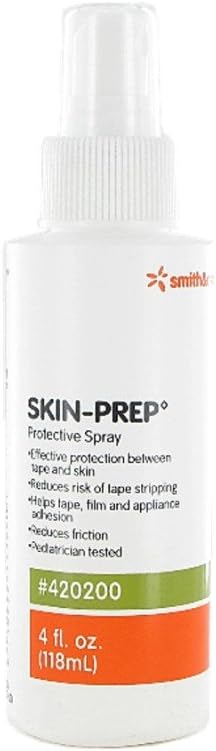 Smith & Nephew SW420200 Skin-PREP Spray, Protective Dressing Spray, Skin Barrier Film, Contains Alcohol, 4 Ounces