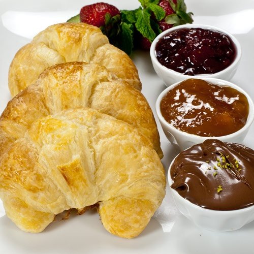 100% Butter French Croissants - 1.5 oz, Frozen, Unbaked - 15 croissants