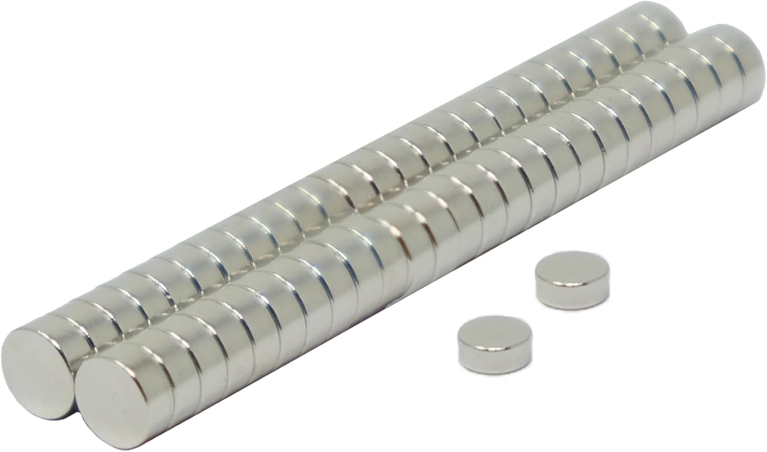 N35 Neodymium Magnet for Arts, Crafts, Model Making, DIY, and Hobbies - 5mm dia x 2mm thick - 0.51kg Pull - Pack of 50