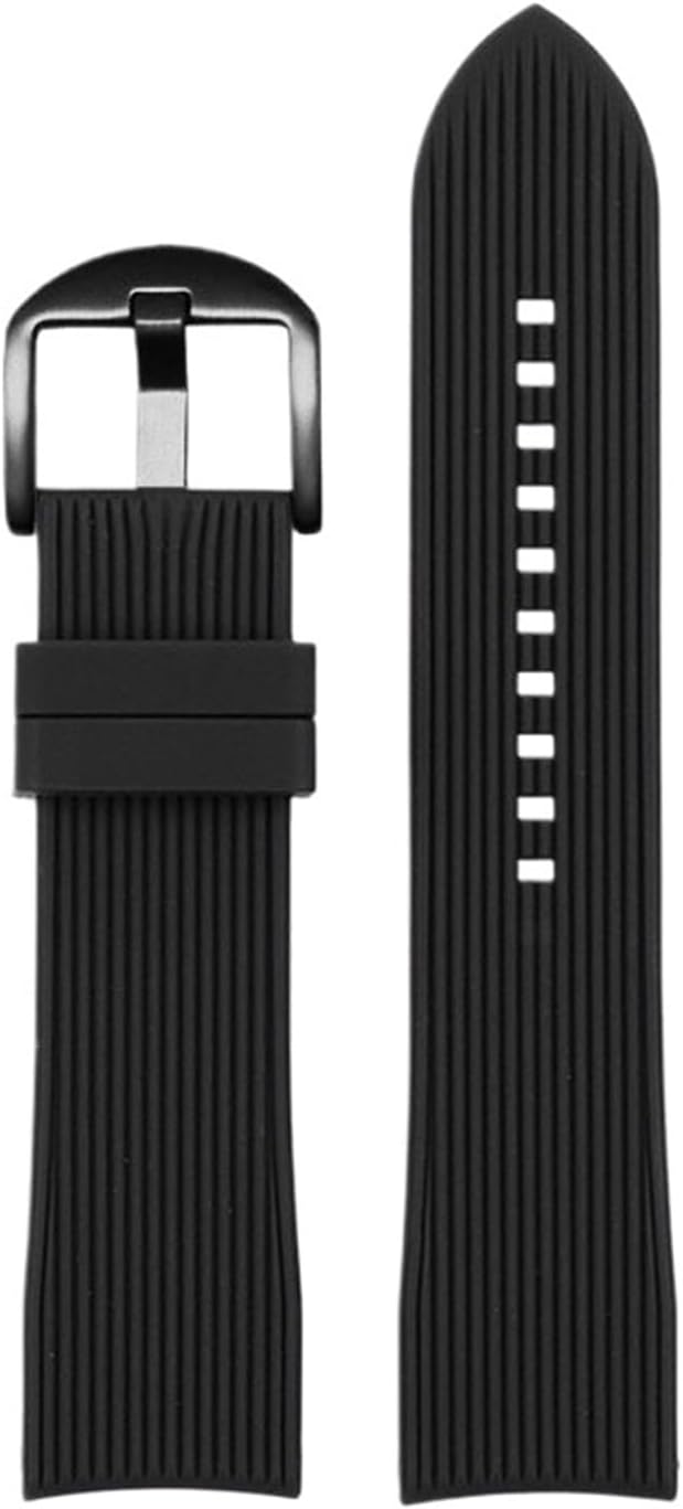 HASGTFM Curved Silicone Watch Strap Fit For C-asio EFR-303 ECB900 Fit For Citizen Fit For Longines Fit For Mido Rubber Watch Band 20mm 22mm Waterproof Accessories