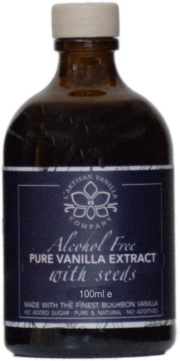 Artisan Vanilla Company - Alcohol-Free Pure & Natural Real Vanilla Extract, with Seeds (100 ml)