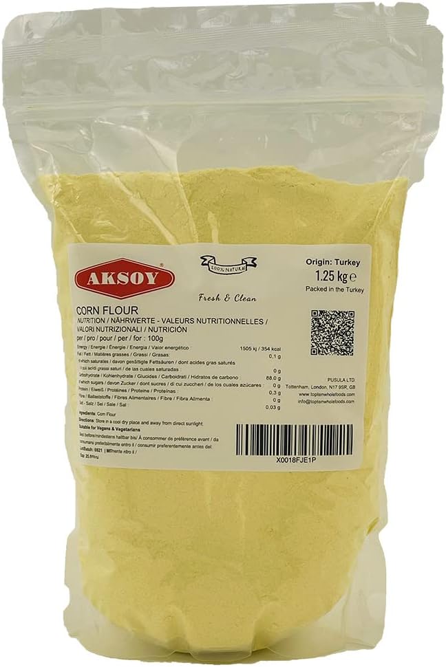 Aksoy Quality Corn Flour - Finest! 1.25KG