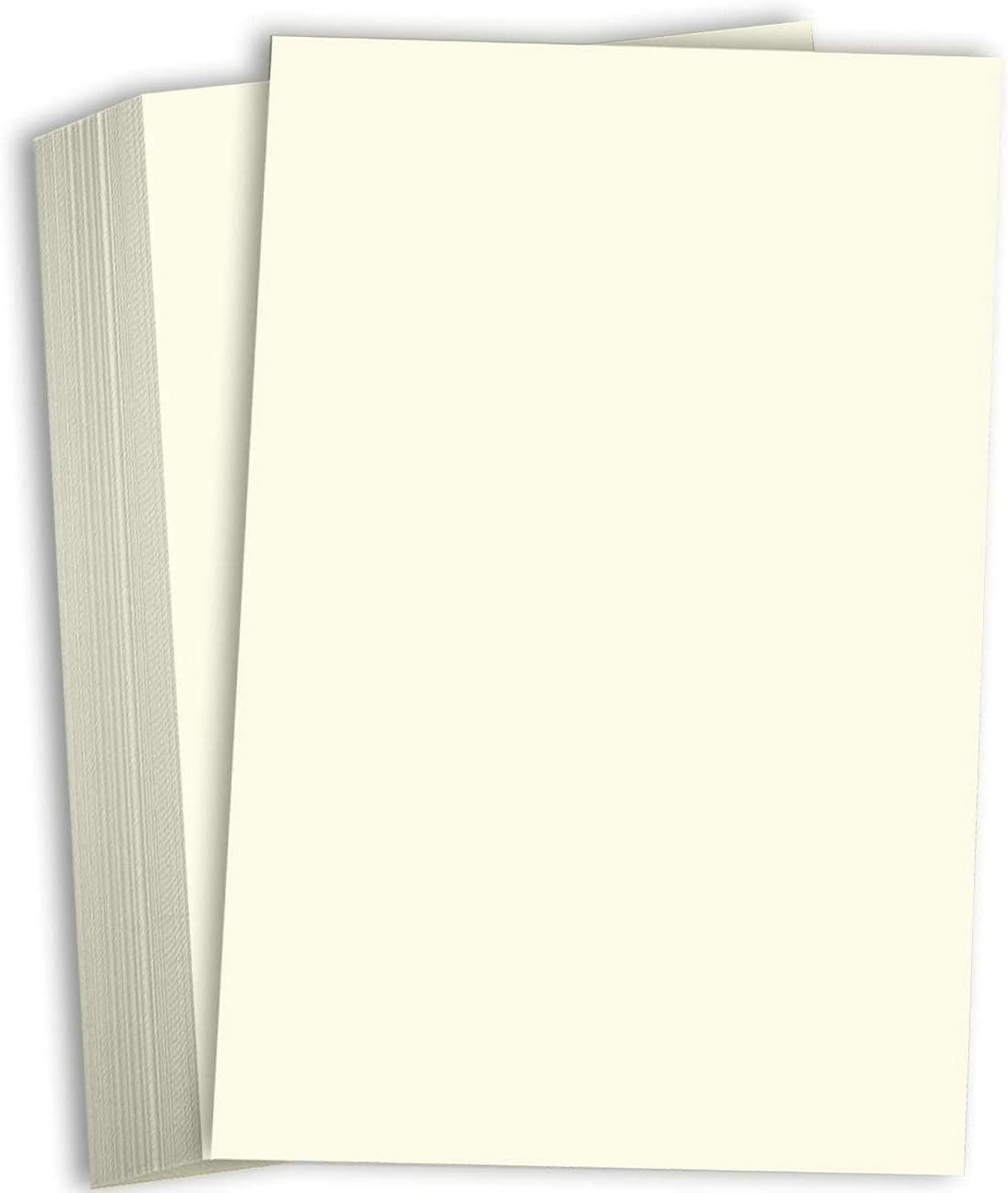 Hamilco Cream Cardstock 11x17 Paper Heavy Weight 80 lb Cover Card Stock