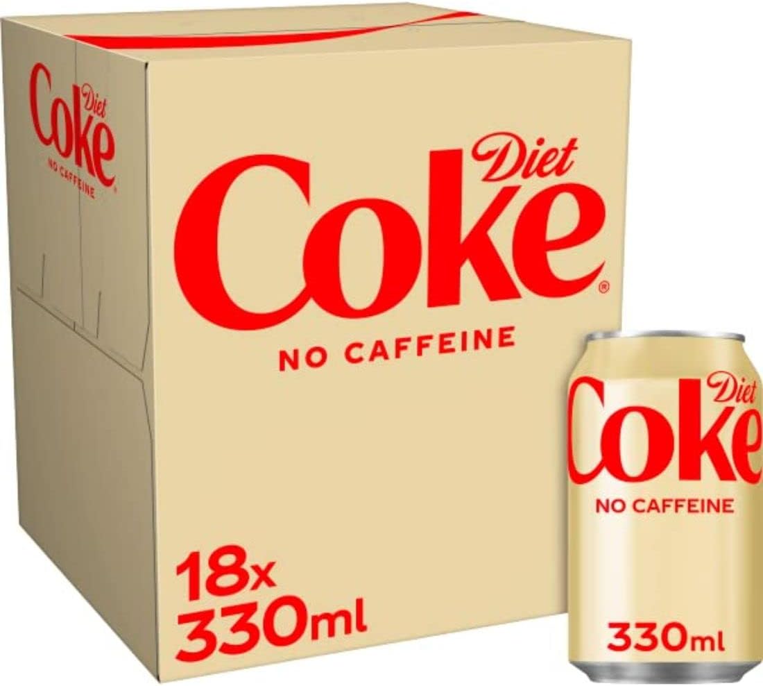 Diet Coke Caffeine Free 18 x 330ml Cans