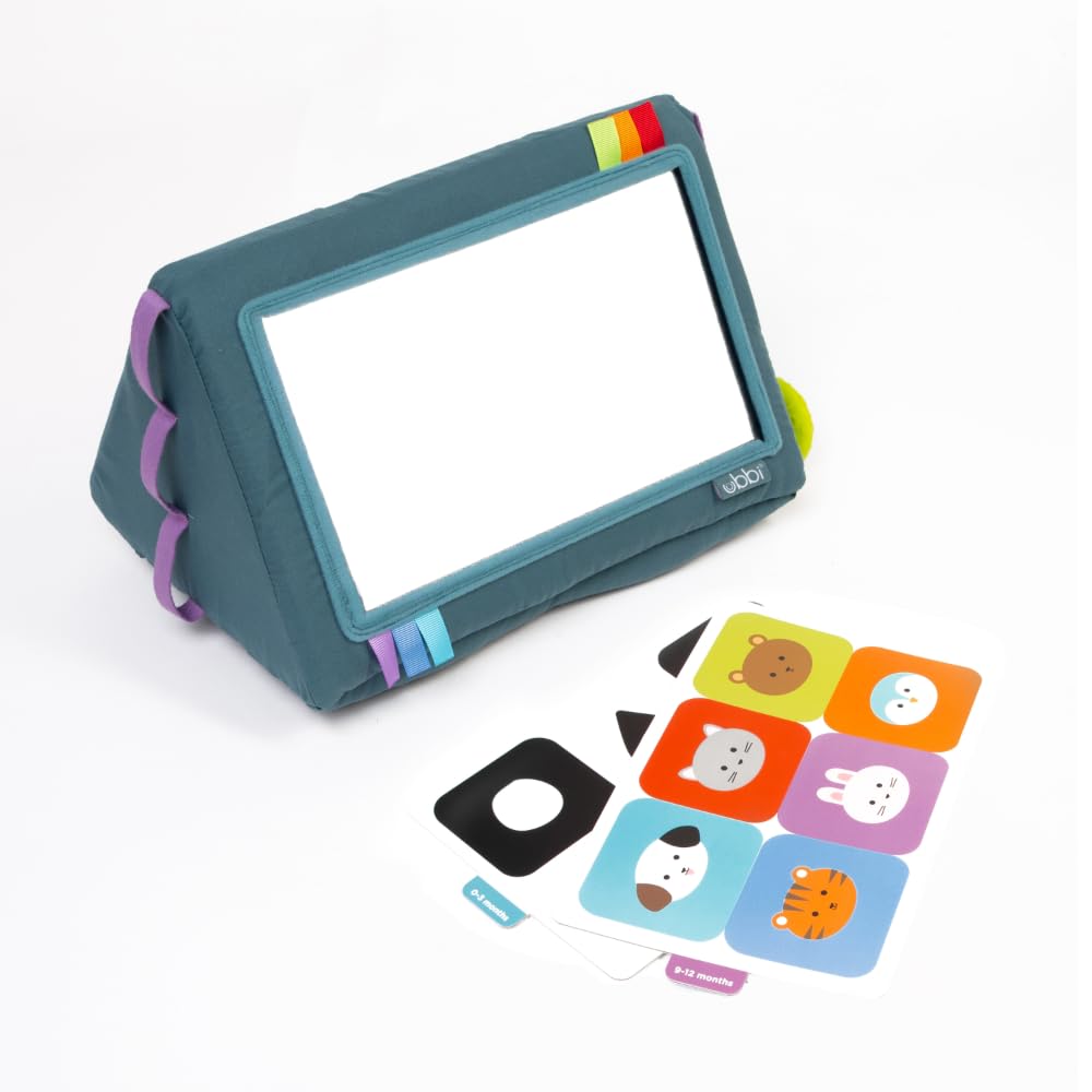 Ubbi Mirror Me Activity Toy, Tummy Time Developmental Baby Toy