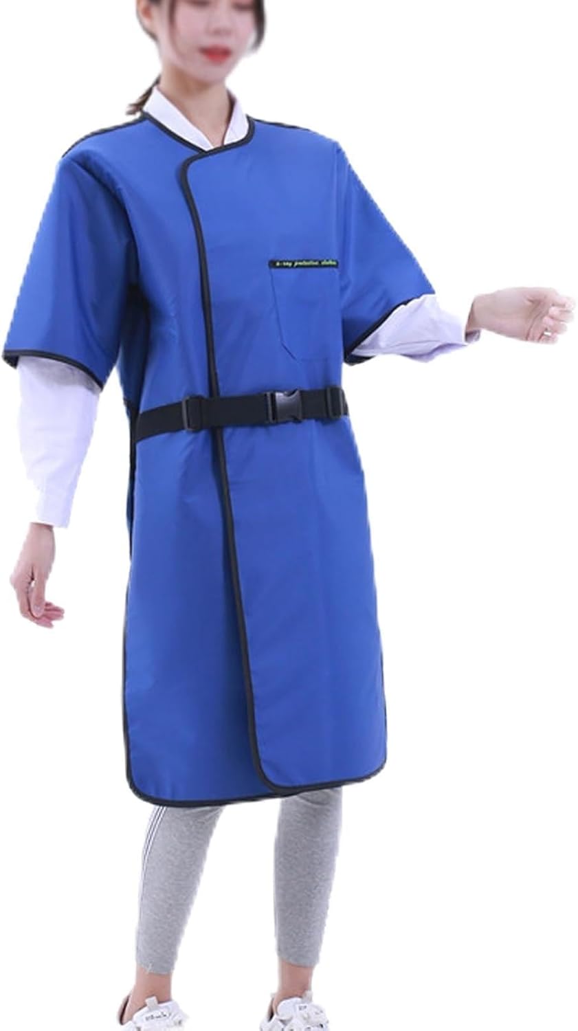 Waterproof Lead Gown Set ，Protective Aprons For Xray With Thyroid Shield Collar, Dental Lead Apron， X-Ray Shielding For Health Checkup Medical Use X-Ray Shield(0.35mmPb,L)