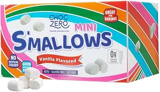 ChocZero Healthy Mini Marshmallows - Sugar Free Marshmallow Snack - Keto Friendly, Low Carb Baking - 10.5 Ounce Box