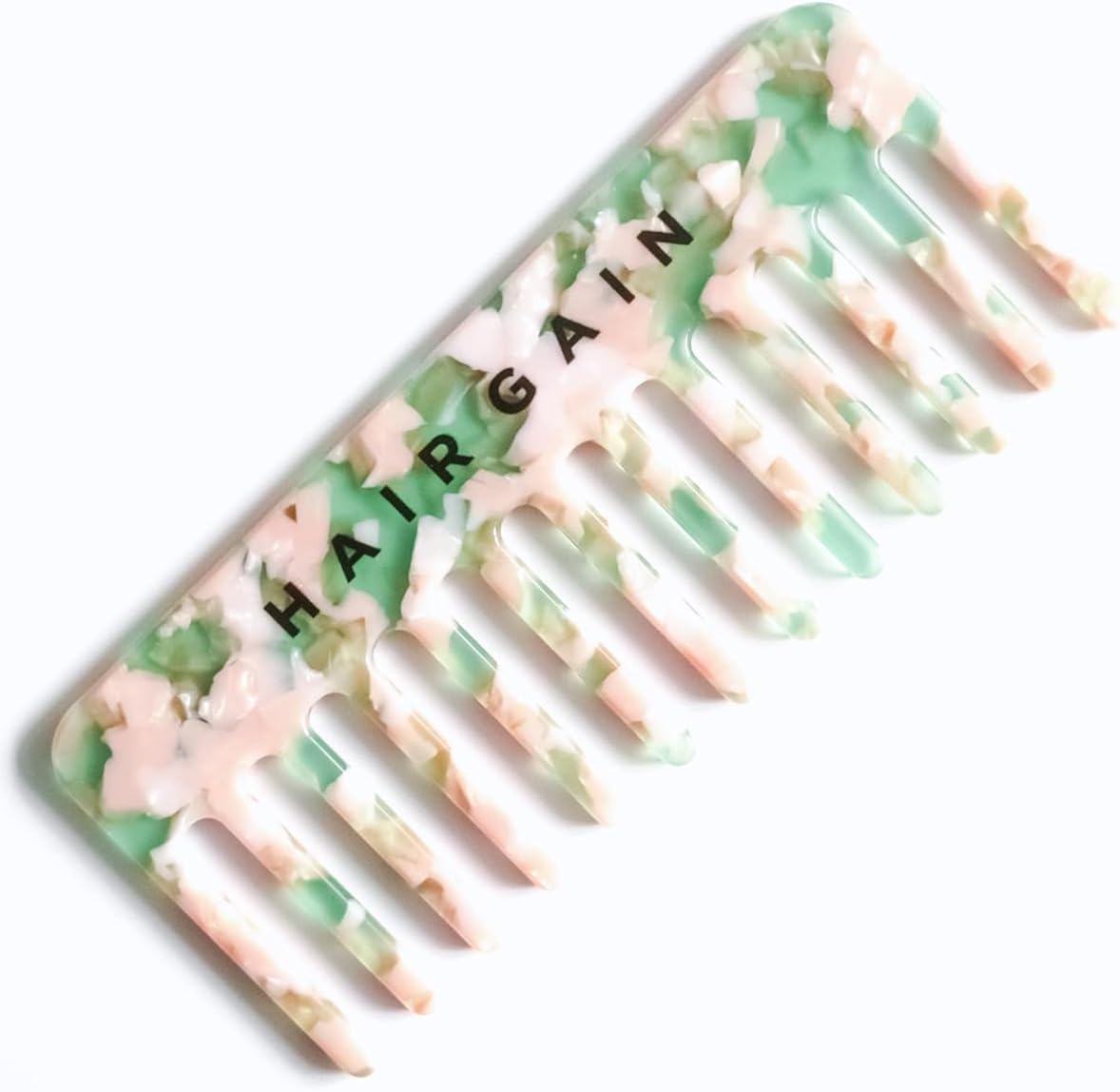 Hair Gain Wide Tooth Comb - Smooth, Durable, Anti-Static - Large Detangling Comb for Curly & Long Hair