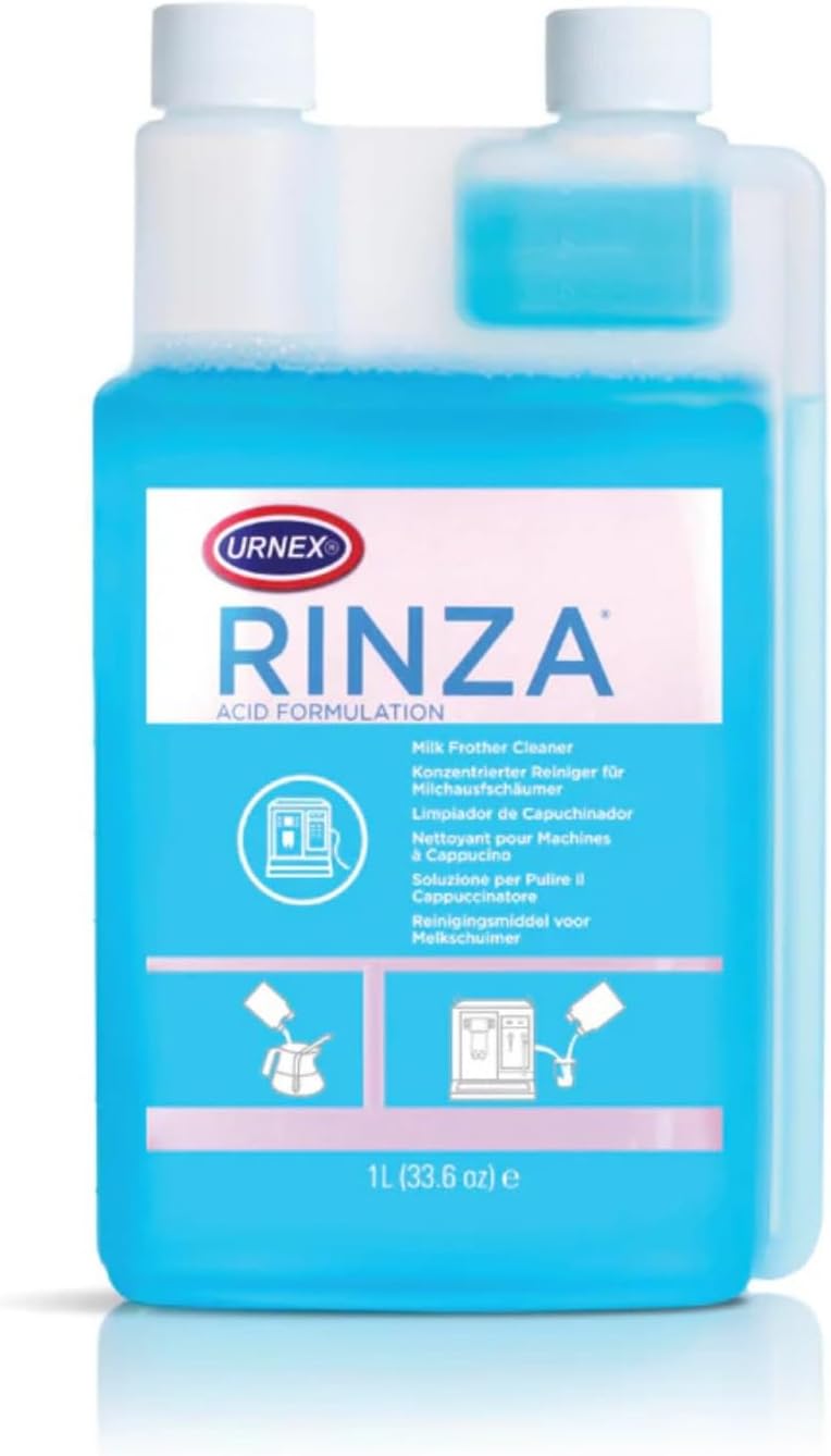 Urnex Rinza Acid Formula Milk Frother Cleaner, 33.8-Ounce