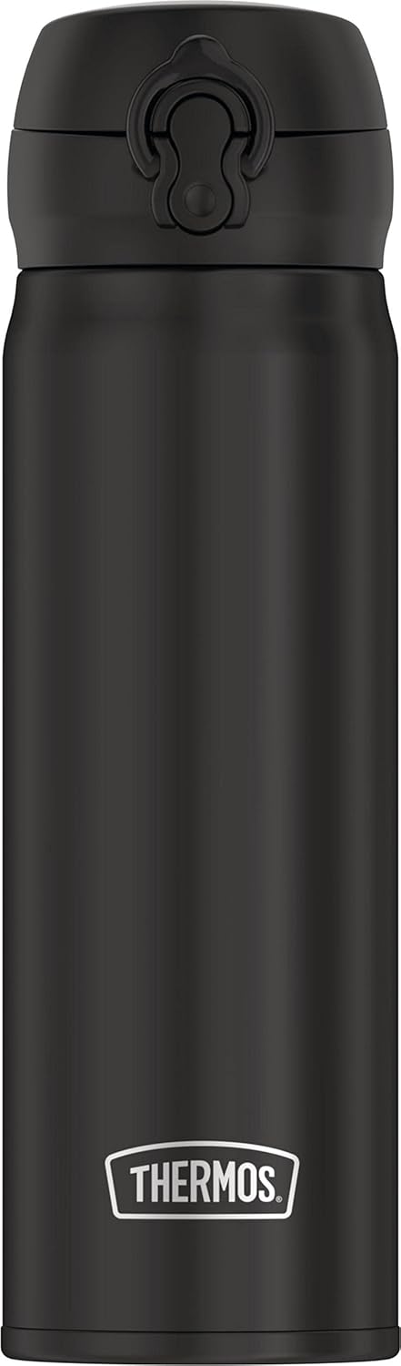 THERMOS 16oz Stainless Steel Direct Drink Bottle, Black