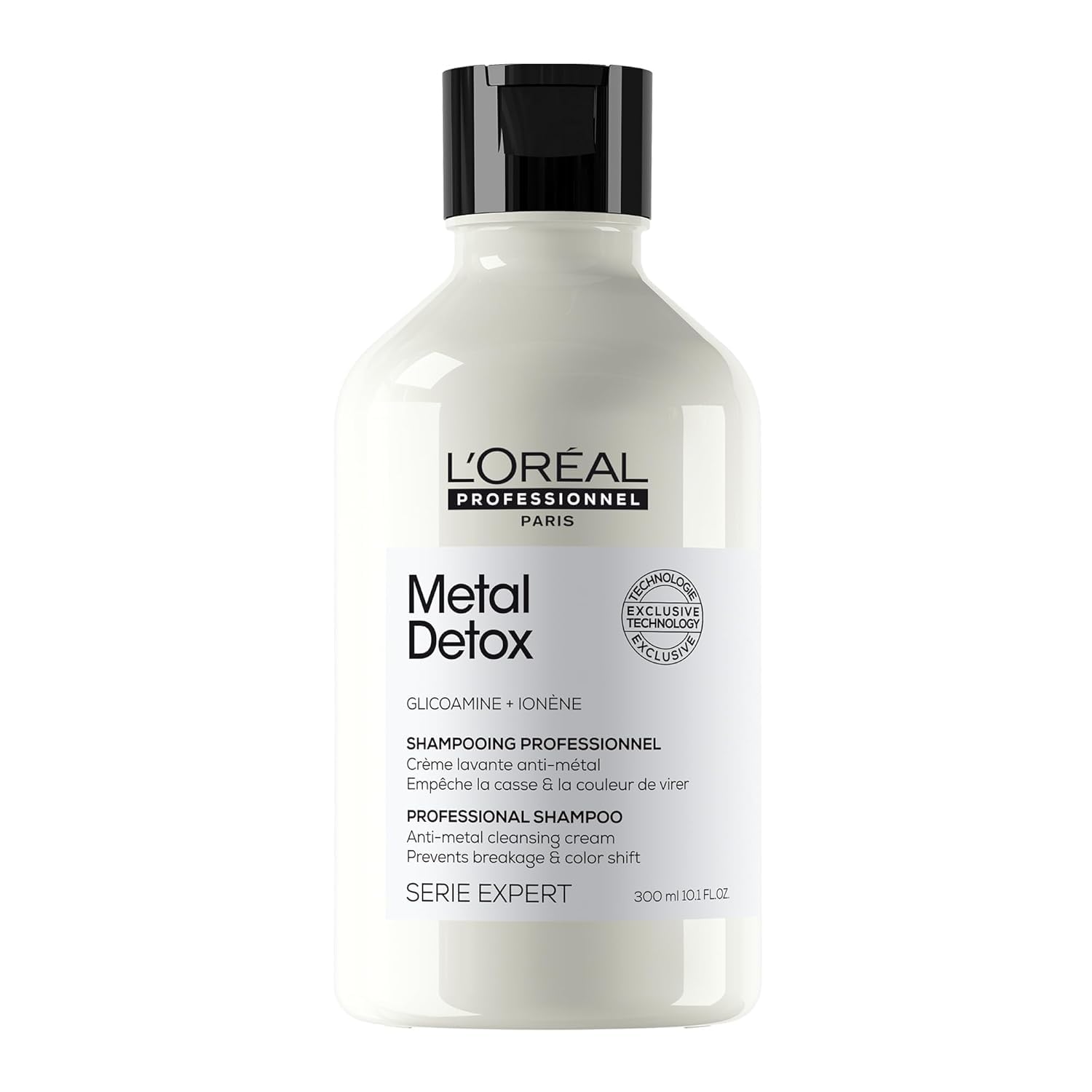 L'Oréal Professionnel Paris Metal Detox Shampoo - Sulfate-Free Anti-Breakage Shampoo For Damaged or Color-Treated Hair, Detoxifies, Prevents Damage & Prolongs Hair Color