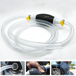 Newest High Flow Siphon Hand Pump Portable Manual Car Fuel Transfer Pump for Gas Gasoline Petrol Diesel Oil Liquid Water Fish Tank with 2M Syphon Hose