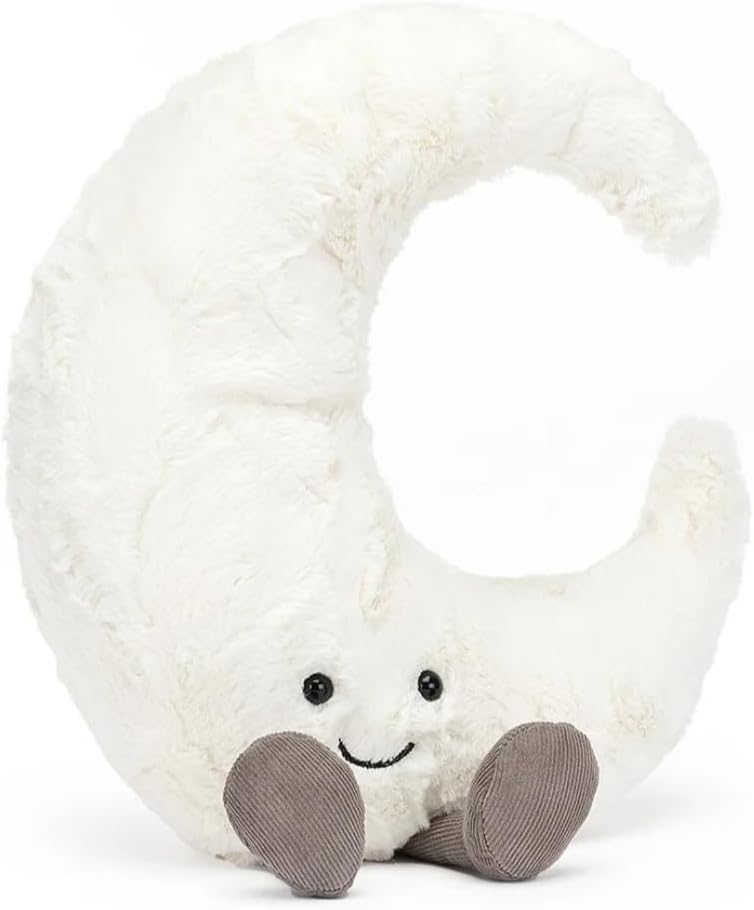 Jellycat White Crescent Moon Collectable Plush Decoration