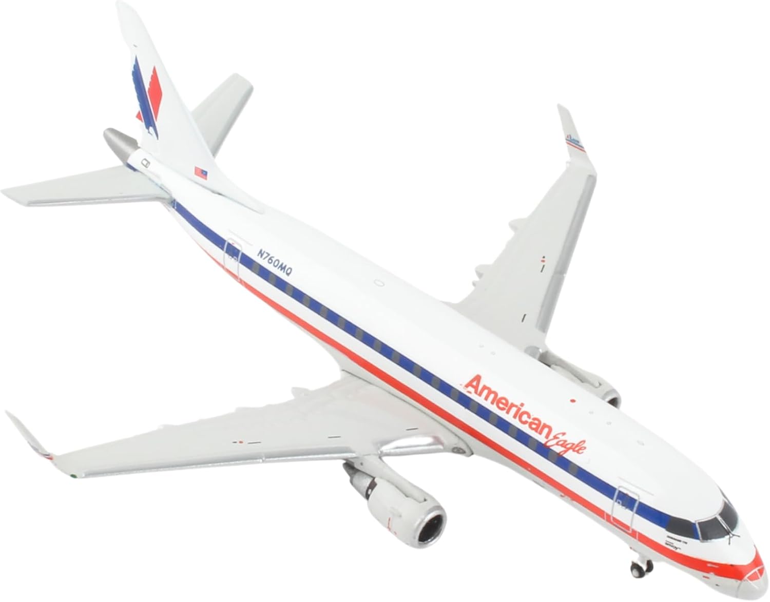 GeminiJets GJAAL2056 American Eagle Embraer 170-100STD Retro Livery N760MQ; Scale 1:400