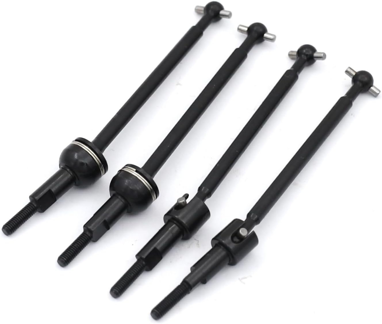 Steel Front Rear CVD Drive Shaft Axle Set RC Upgraded Parts for Rlaarlo AM-X12 AM-D12 RC Car