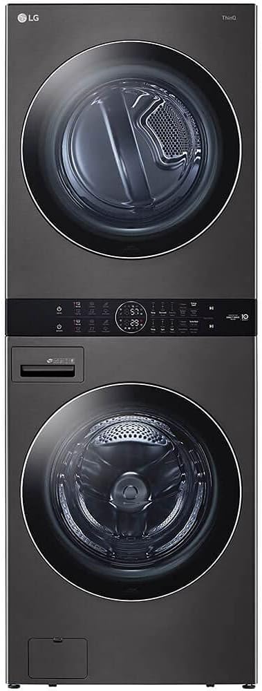 LG WKEX200HBA 27 Inch Smart Electric Single Unit WashTower with 4.5 cu. ft. Washer Capacity, 7.4 cu. ft. Dryer Capacity