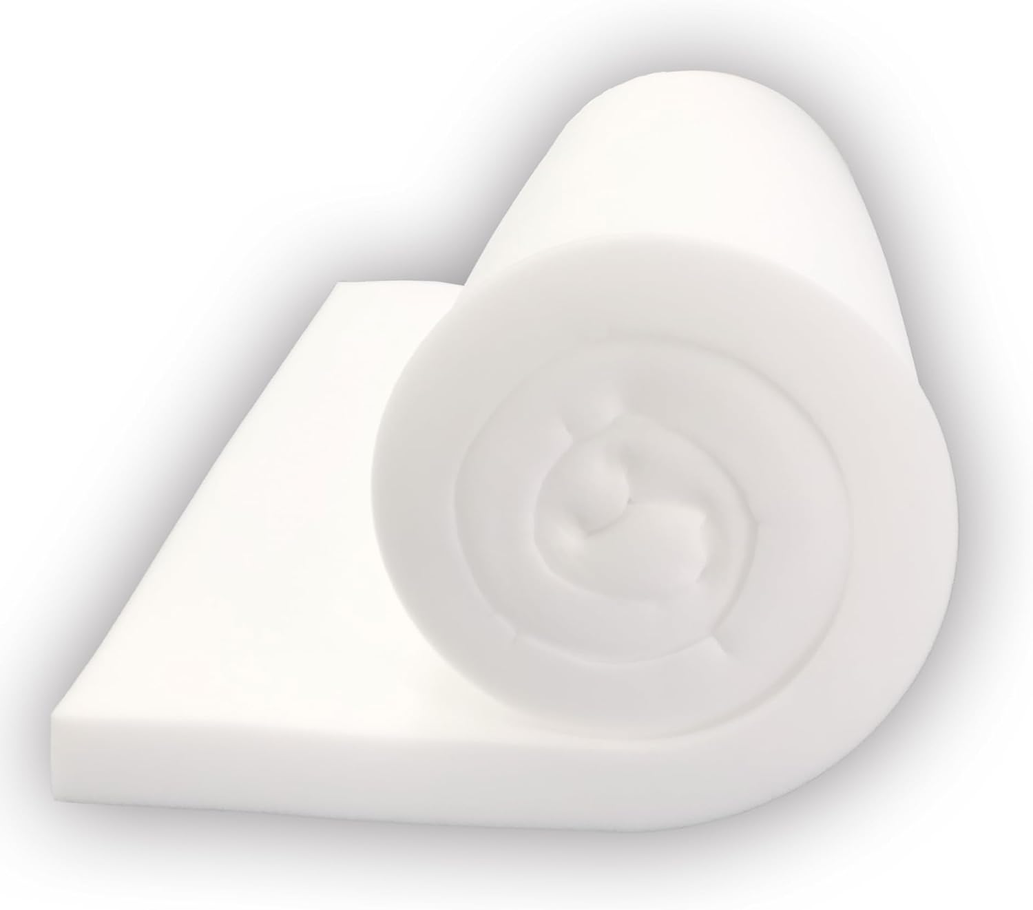 Foamy Foam High Density 2 inch Thick, 24 inch Wide, 72 inch Long Upholstery Foam, Cushion Replacement