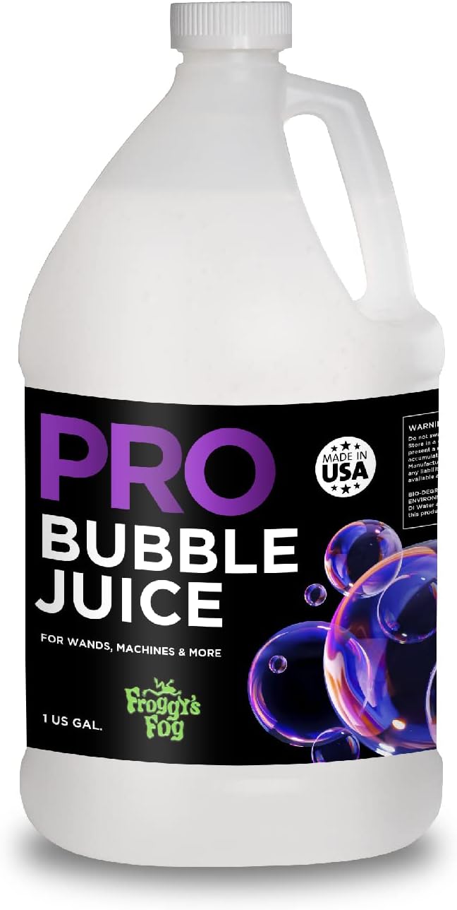 Froggy's Fog - Pro Bubble Juice - Professional Bubble Juice for All Bubble Machines - 1 Gallon…