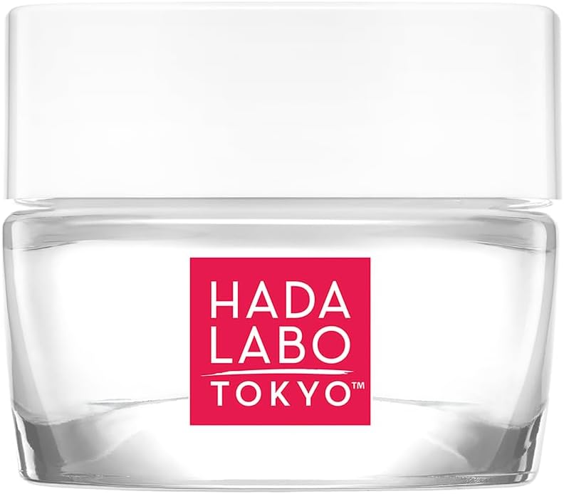 Hada Labo Tokyo - Anti-Ageing Wrinkle Reducer Day Cream with Super Hyaluronic Acid, Collagen and Retinol, for Age 40+, 50 ml Jar (Pack of 1)