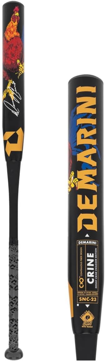 DeMarini Denny Crine Signature 12" Endloaded Senior Slow Pitch Softball Bat: WBD2348010 34" 26 oz.