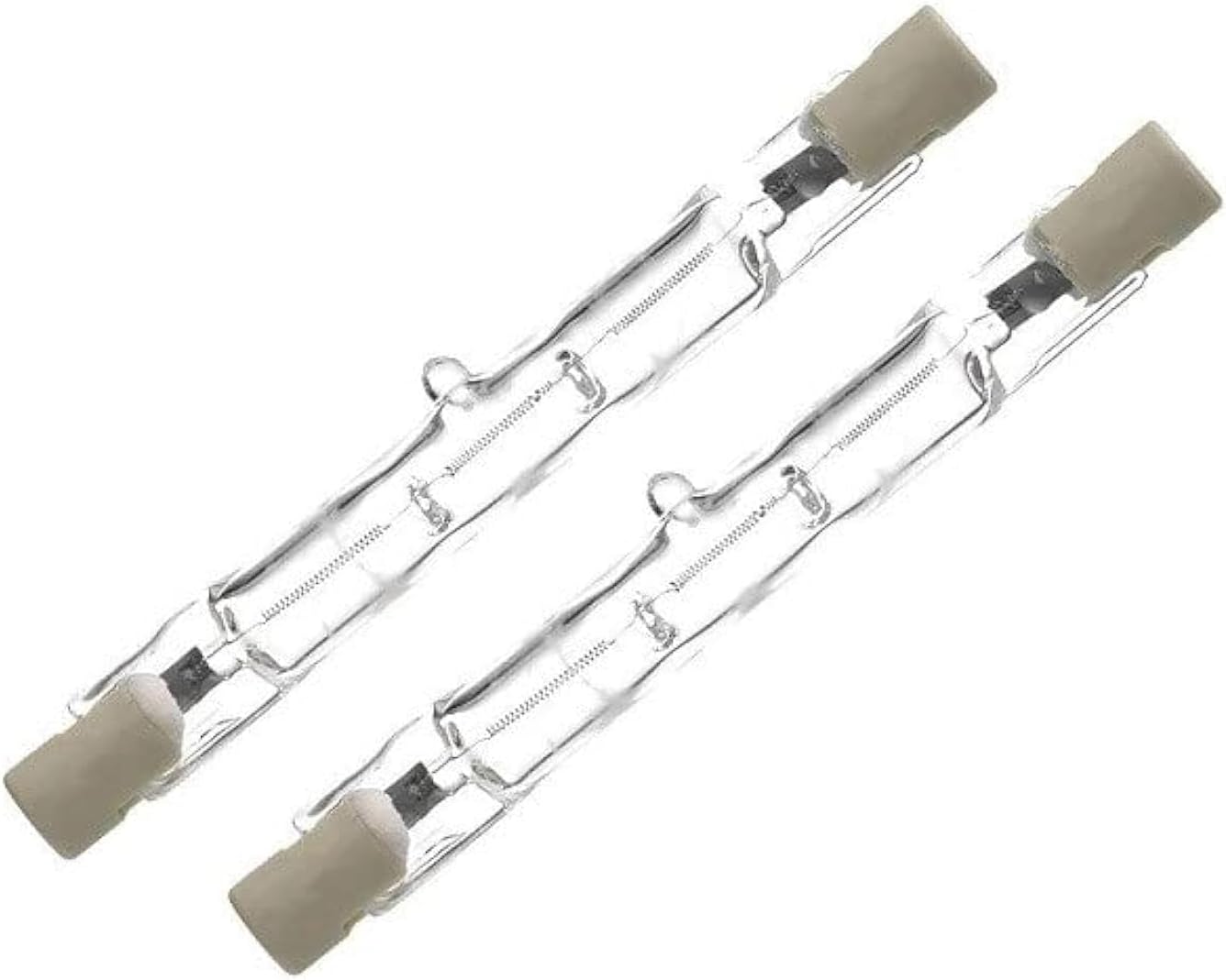 Generic Linear Halogen Bulbs 120W = 150W, Eco Halogen Energy Saving Floodlight Security Light Bulbs J78, 78mm Length, 2250 Lumen - Pack of 2