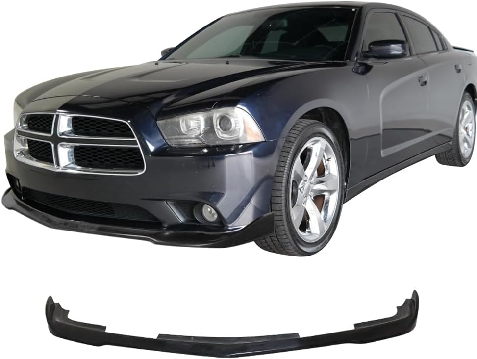Fit 2011-2014 Dodge Charger RT SXT SE Front Bumper Lip IKON Style
