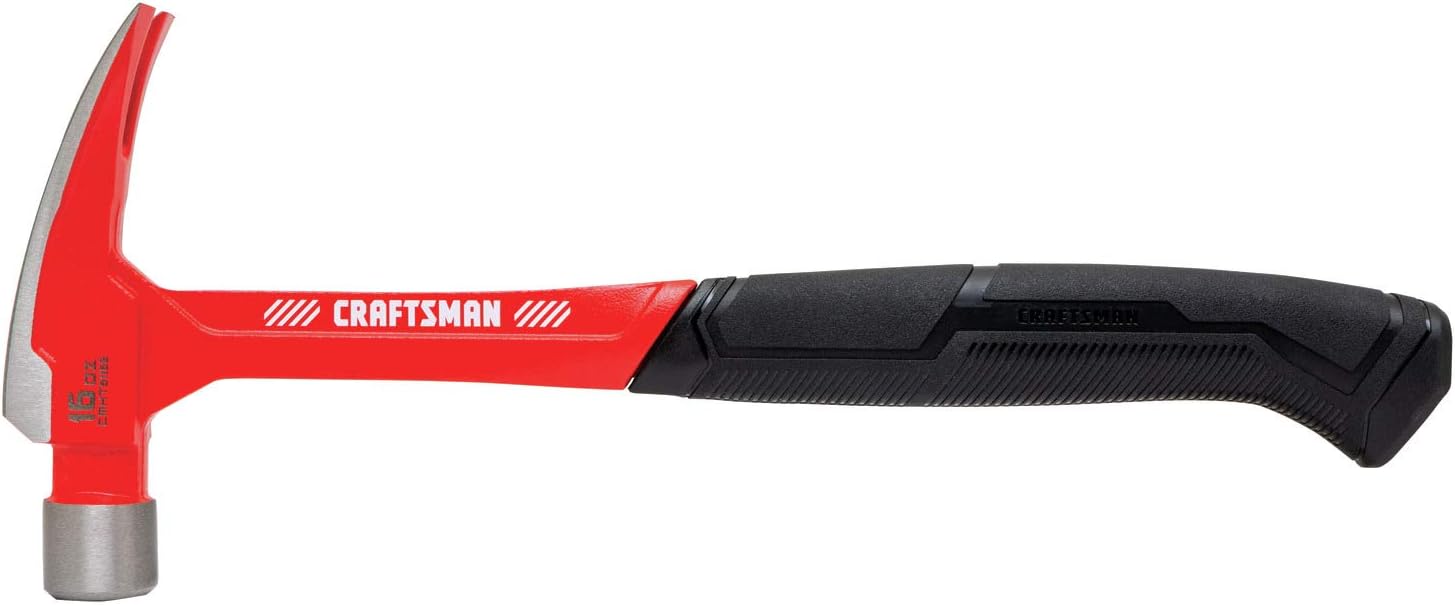 CRAFTSMAN Hammer, Rip Claw, Smooth Face, Steel Head 16-Oz (CMHT51163)
