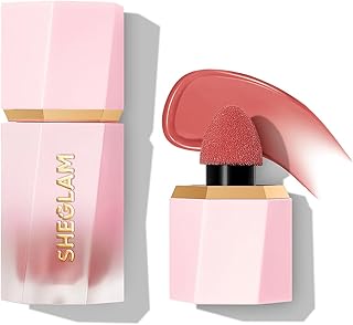 SHEGLAM Color Bloom Liquid Blush Makeup for Cheeks Matte Finish - Rose Ritual