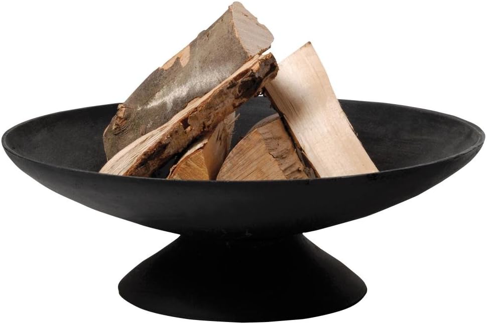 Esschert Ff44 21 x 59 x 59cm Large Fire Bowl Cast-Iron - Black