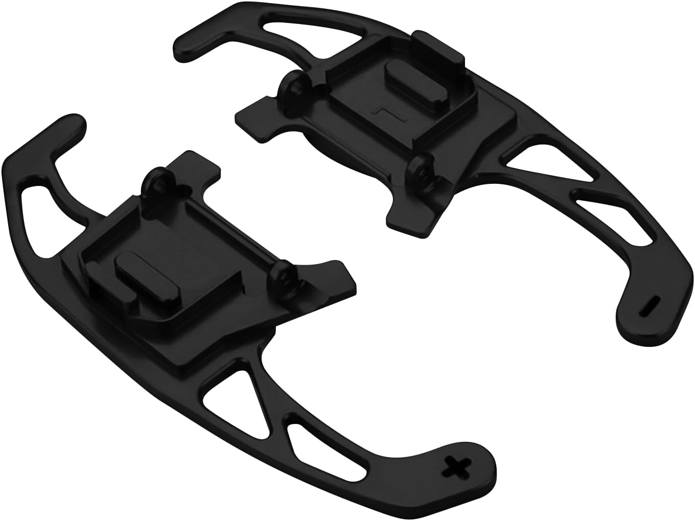 luolety Paddles Shifters, Aluminum Shifter Paddle Extension for VW Volkswagen Golf MK7 GTI R GTD GTE MK7 7 Polo GTI 2014-2018, for Car Steering Wheel (Black)