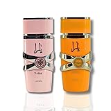 Lattafa for Women 2 Piece Eau de Parfum Gift Set (Yara + Yara Tous) 3.4 Ounce/100 ml each
