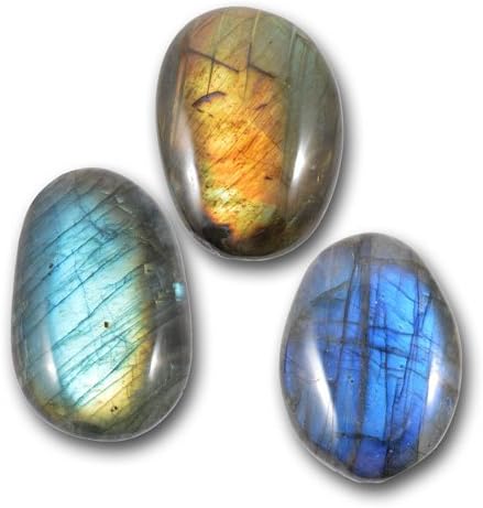 British Fossils Labradorite Palmstone Pebble
