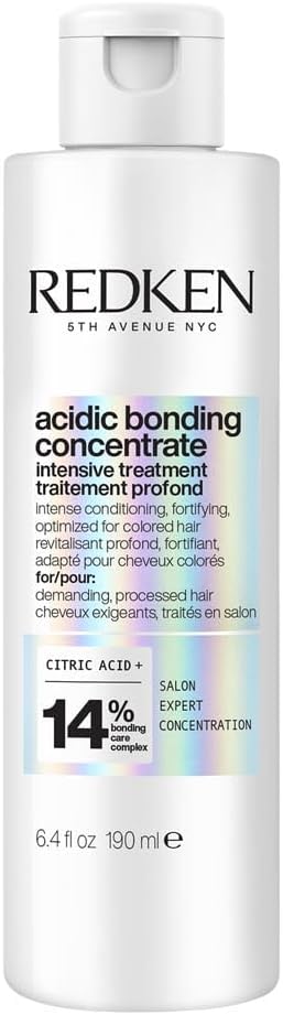 REDKEN Acidic Bonding Concentrate Intensive Pre-Treatment, Repairs Broken Bonds, For Damaged Hair, Bonding Care, 190ml