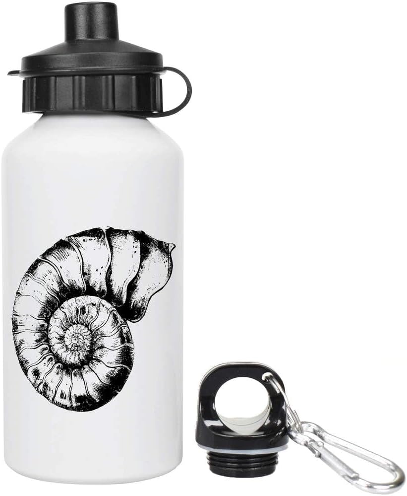 Azeeda 400ml 'Ammonite Fossil' Kids Reusable Water/Drinks Bottle (WT00086609)