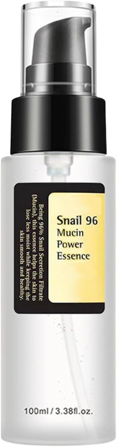 Snail Repair Essence 100ml - 96% Snail Mucin & Hyaluronic Acid Serum for Face, Intensive Hydration & Skin Repair, Korean Skincare, Anti-Aging & Pore Minimizing Serum for Dull (1PCS)