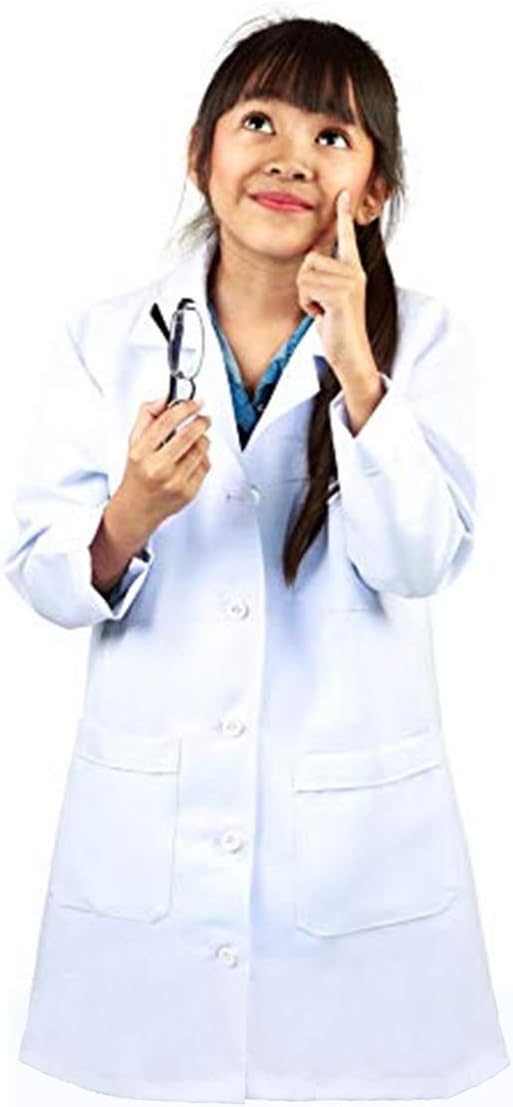 Natural Uniforms M&M Scrubs Childrens Lab Coat-Soft Fabric