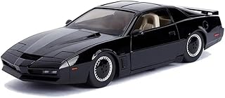 Jada Toys Knight Rider K.I.T.T. 1982 Pontiac Firebird DIE-CAST Car with Light Up Feature, 1: 24 Scale Vehicle, Black