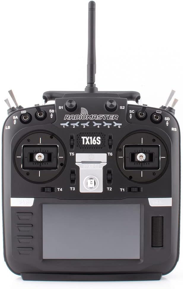 RadioMaster TX16S Mark II 2.4GHz 16 Channel EdgeTX Radio Transmitter Mode 2 (4-in-1 w/Hall Gimbals)