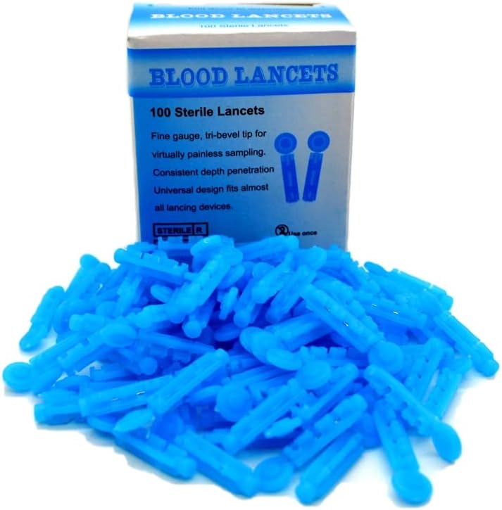 100 x 28G Valuemed Fully Compatible Blood Lancets Fit Most Auto-Lancing Devices Including EasyLife, eBwell & On Call (100)