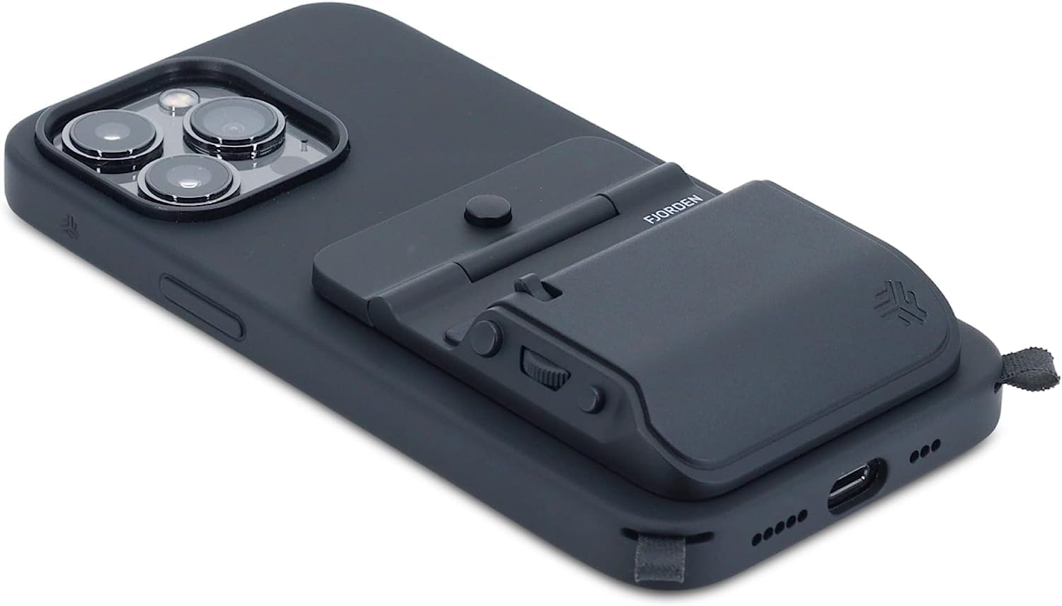 FJORDEN Plus Bundle for iPhone 15 Pro - Includes Camera Grip Phone Case (Compatible with MagSafe) - Shoot Like A Pro With Your iPhone