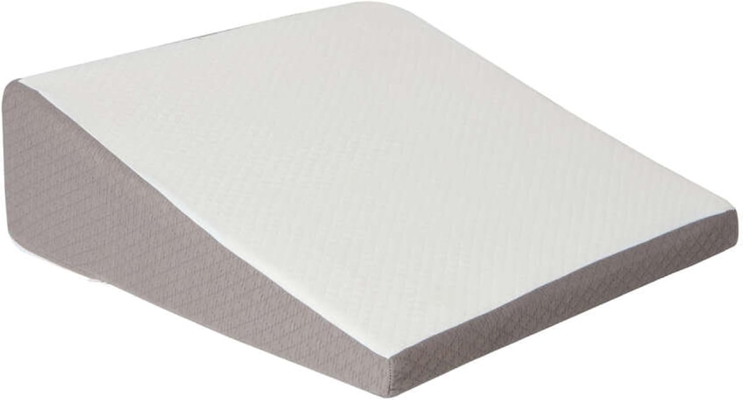 Towelbay Wedge Pillow Back Support Premium Foam Bed Wedge Orthopedic Pillow Ideal for Reading Sleeping Circulation, Acid Reflux Heartburn