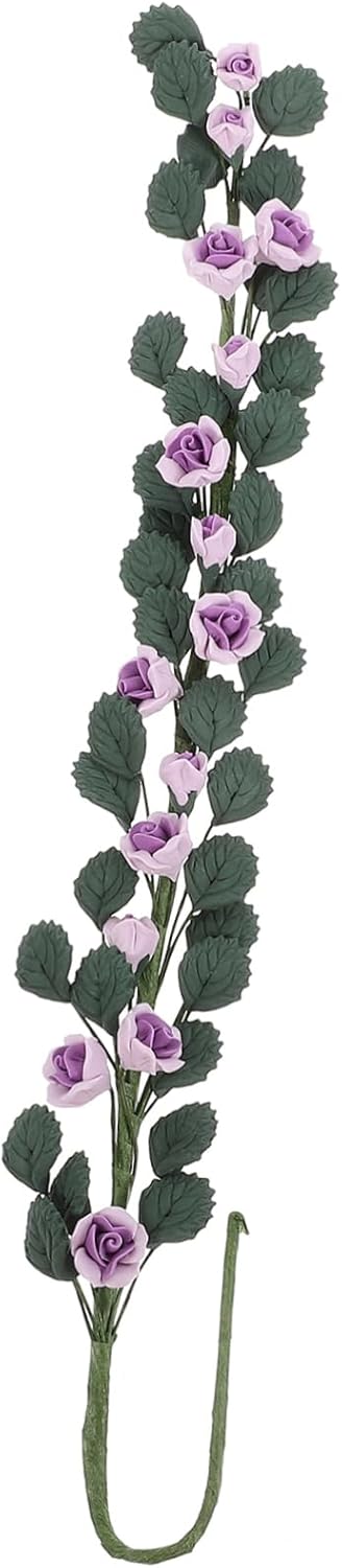 UPKOCH Mini Rose Flowers Vine Artificial Flower Vine for Dollhouse Creative Gardening Props for Miniature Landscapes and Diy Projects